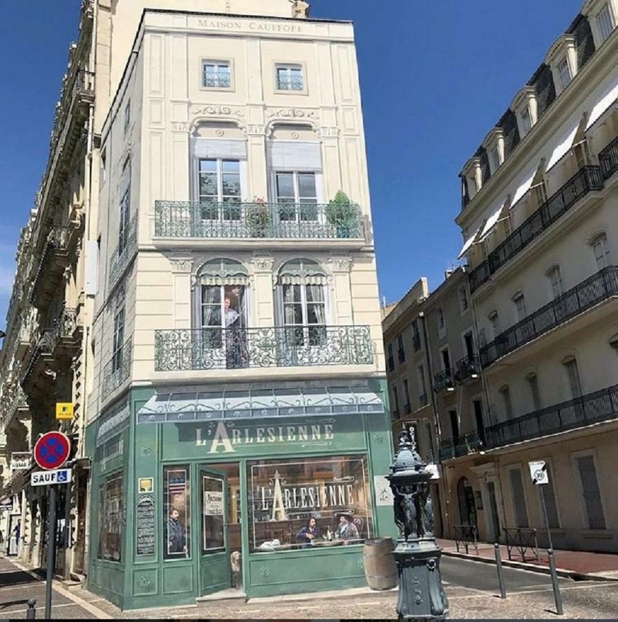 Beziers Studio Terrasse Exteriér fotografie